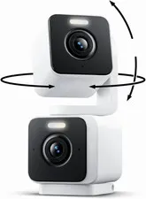 Duo Cam Pan Indoor/Outdoor Smart Security Camera 2K IP65 360° Pan/Tilt with Colo