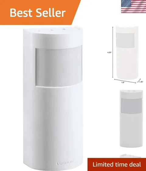 Battery-Powered Motion Sensor for Caseta Smart Dimmers & Switches - 60 ft Range