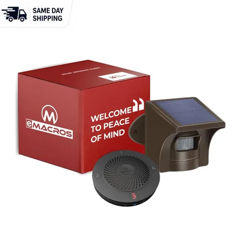 1/2 Mile Transmission Solar Driveway Security System | Expandable Motion Sensor