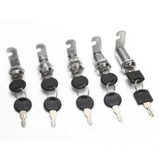 Thread Cam Lock for File Cabinet Mailbox Drawer Cupboard Desk Locker + 2 Keys
