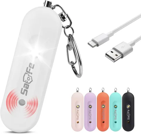 Rechargeable Personal Safety Alarm for Women - 140Db Self-Defense Security Alarm