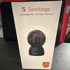 Sensforge Indoor Pan-Tilt Smart Security Camera - Ai Detection, Night Vision