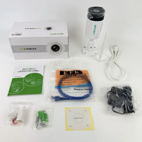 SV3C HD Camera B08W 3MP HX Indoor Outdoor New Open Box