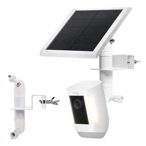 AVEXOR No-Drill Gutter Mount for Ring Camera & Solar Panel, 360° Adjustable