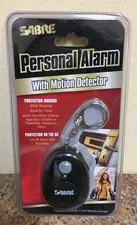 SABRE PA-MDM-BK Personal Safety and Motion Sensor Keychain Alarm
