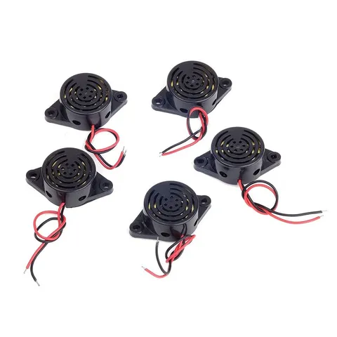 5Pcs SFM-27 DC 3-24V Electronic Buzzer Alarm Sounder Continuous Sound Beep (P...