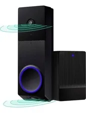 New Wyze Wireless Duo Cam Video Doorbell Wi-Fi Chime Battery Powered 2K Full