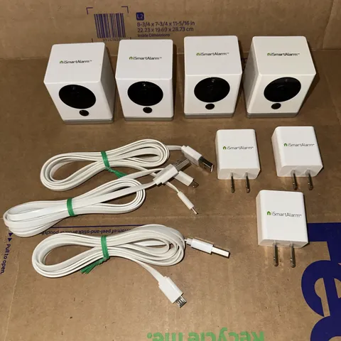 Lot Of 4 iSmart Alarm - Spot Indoor Wi-Fi Network Camera iSC5
