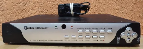 Bunker Hill Security H.264 8CH DVR Digital Video Recorder - POWERS ON