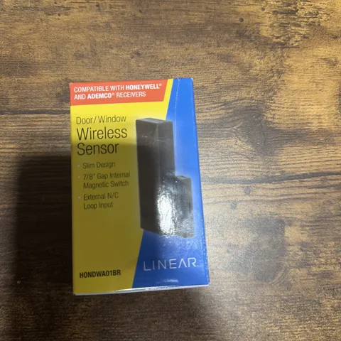 Linear HONDWA01BR  Wireless Door/Window Sensor, New Factory Sealed. 