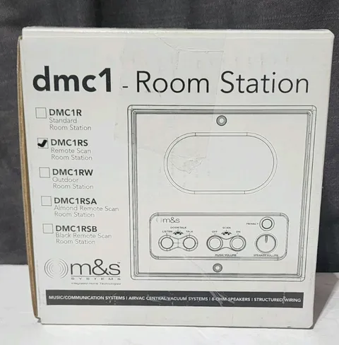 M&S DMC1RS Remote Scan Room Station NEW Open Box, White  Intercom