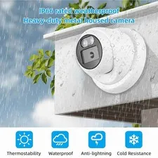 CCTV Camera 2MP High Definition Water Resistant Security Camera For Home Sc OSKN