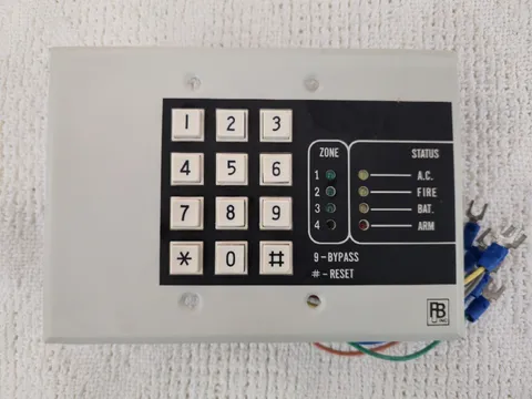Fire Burglary Instruments FBI XL1218R Keypad Clean Nice Untested FBI!
