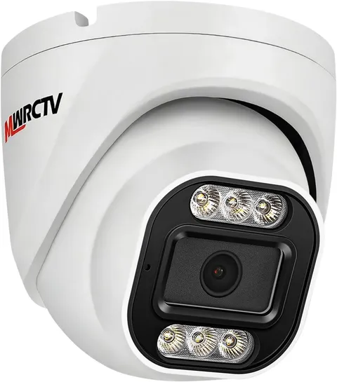 4K Security Audio Dome Camera 8MP (2160P) Smart Dual Light Poe Turret AI Human D