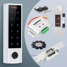 HOMSECUR IP66 APP WIFI Fingerprint Access Control Set Electric Strike Lock