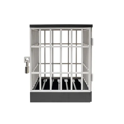 Funny Cell Phone Jail Lock Box Mobile Storage Safe Holder Prank Locker Gag Gift