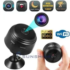 Mini Camara Oculta Espia De Seguridad WiFi 1080P Inalambrica Con Audio y Video