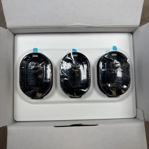 NEW, Open Box - Arlo Pro 4 3-Pack 2K Wireless Security Cameras Spotlight Color