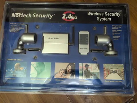 Nortech Wireless Security System E-CMKIT001 2.4GHz Color w/ Audio & Night Vision