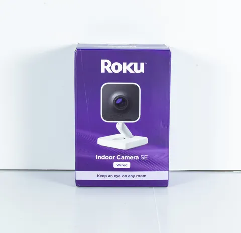 Roku Smart Home Indoor Camera SE Wi-Fi Security Camera Wired - open box
