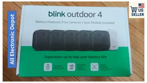 New Blink Outdoor 4 Battery Powered 5 Cameras System w/ Sync Module Sealed