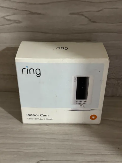 Ring Indoor Security Camera CAM (2nd Gen) Plug-In White B0B6GLQJMV