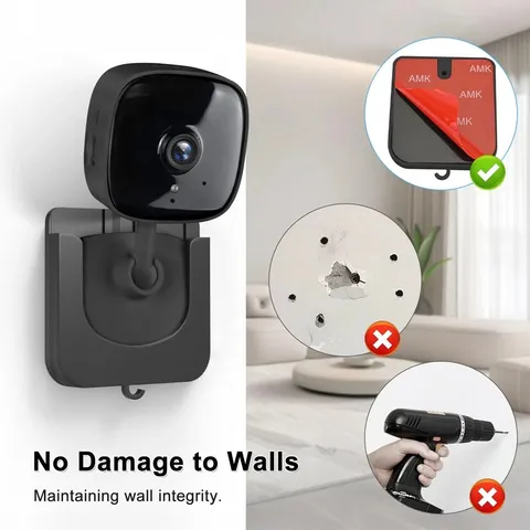 2Pack Self-Adhesive Wall Mount Holder Fits for Tapo Indoor Security Camera C1...