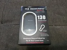 Maxxm Alarm SOS Alert Personal Safety Alarm 130db - Black. new