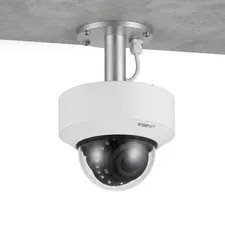 Hanwha Vision XNV-C9083R 4K IR Outdoor Vandal Dome AI Camera with 4.4-9.3mm Lens