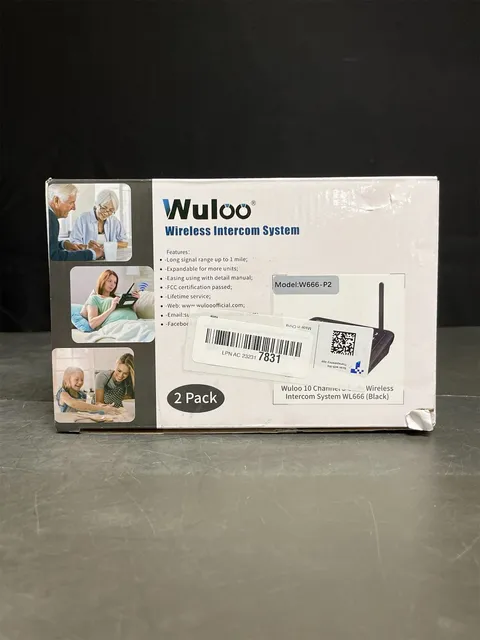 Wuloo Intercoms Wireless for Home 1 Mile Range 22 Channel 100 Digital Code Displ