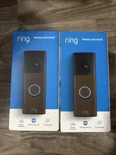 2 Pack- Ring Battery Doorbell Retinal 2K in Matte Mocha (2nd Gen) - New Sealed
