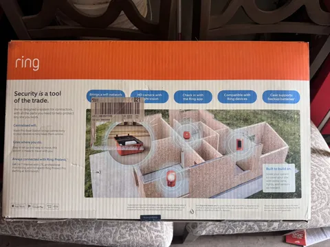 Ring Jobsite Security 5-Piece Camera System Starter Kit Orange - NEW Sealed