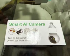 Smart AI Camera Bulb Camera Indoor Wi-Fi IP Pan/Tilt Night Vision 2-Way