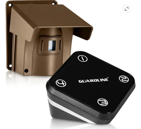 500 Foot Range Wireless Driveway Alarm Motion Detector Alarm Sensor & Receiver