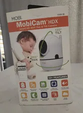 MobiCam HDX Smart HD Video Camera Pan Tilt Wi-Fi Security System Night Vision