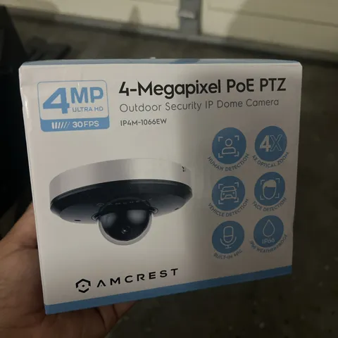 Amcrest 4-megapixel PoE PTZ Outdoor Security Camera IP4M-1066EW
