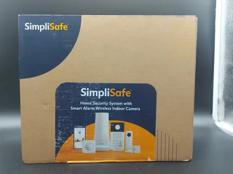 SimpliSafe Home Security System with Smart Alarm Wireless Indoor Camera, 8 Piece
