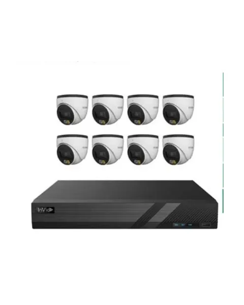 InVid Tech 8CH PoE NVR Security Camera System 