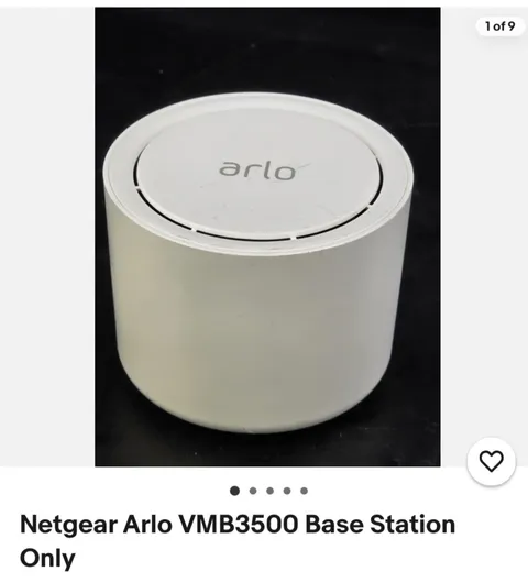Arlo Netgear Base Station Model VMB3500 Arlo Pro Arlo Pro 2 w/ Power Supply