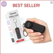 Personal Alarm Keychain for Women Self Defense - Loud Safety Whistle Alert Devic