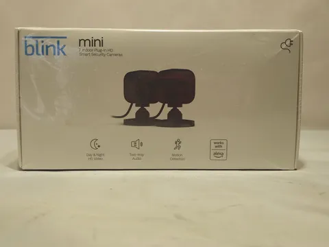 Blink Mini 2 pack Indoor HD Smart Security Camera  Factory sealed NEW