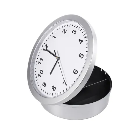 Hidden Secret Wall Clock Safe Container Box For Money Stash Jewelry Valuable AP9