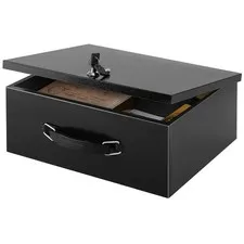 Fireproof Safe Box Key Lock Home Office Document Valuables Security Storage