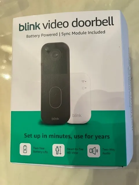 Blink Video Doorbell  New