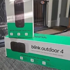 Blink Outdoor 4 2-Cam Battery Wi-Fi 1080p Motion 2-Way Audio Sync Module