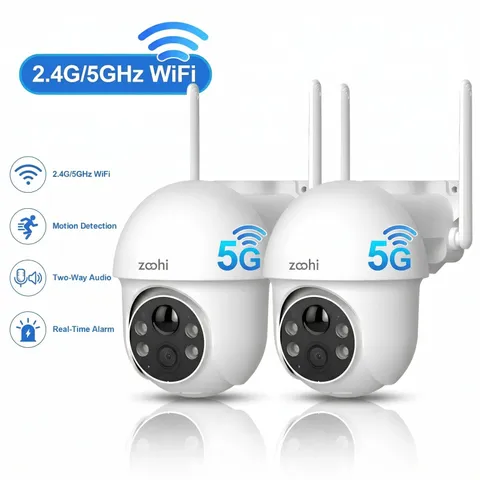 2PACKS zoohi Solar Security Camera | Rquires Expensive Cloud Subscription