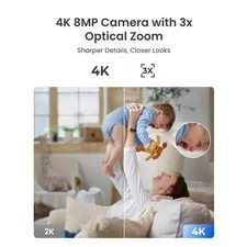 Reolink E1 Zoom Black: Indoor Camera with Privacy Mode