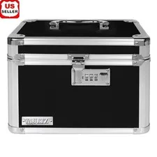 Durable Lockable Storage Box Valuables Medicine Important Documents Travel Use