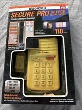 Secure Pro Keypad Alarm System BELL+HOWELL Wireless Battery 3 Settings and PANIC