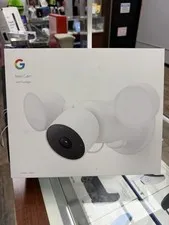 Google Nest Cam w/ Floodlight Outdoor Wi‑Fi 1080p Hardwired Camera White